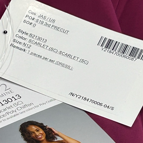 NWT Jasmine Off Shoulder Lace Layered Top Back Zip Maxi Dress - Picture 12 of 12